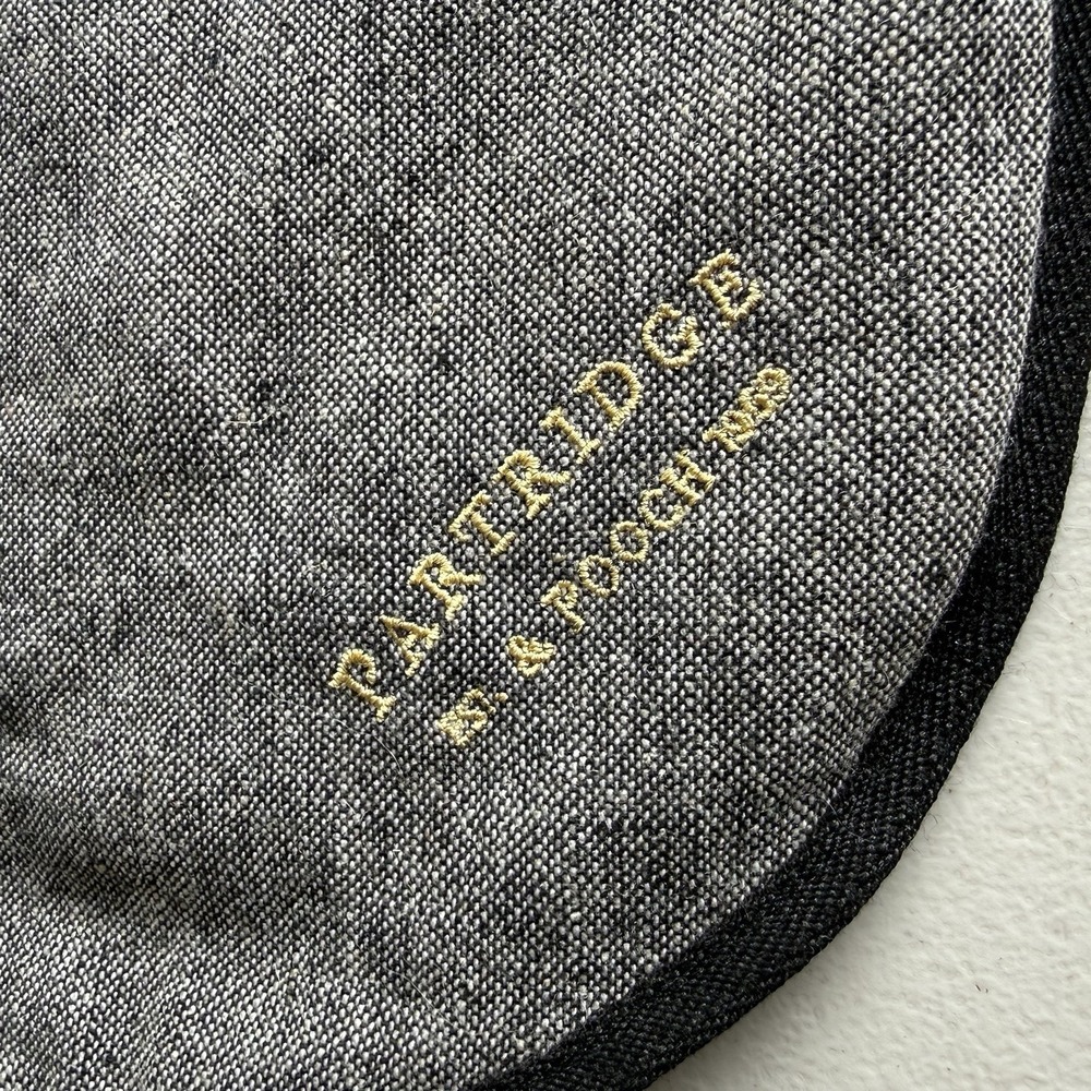 John Partridge & Pooch Tweed Dog Coat Jacket Gray Wool Blend Large Adjustable - Picture 5 of 7